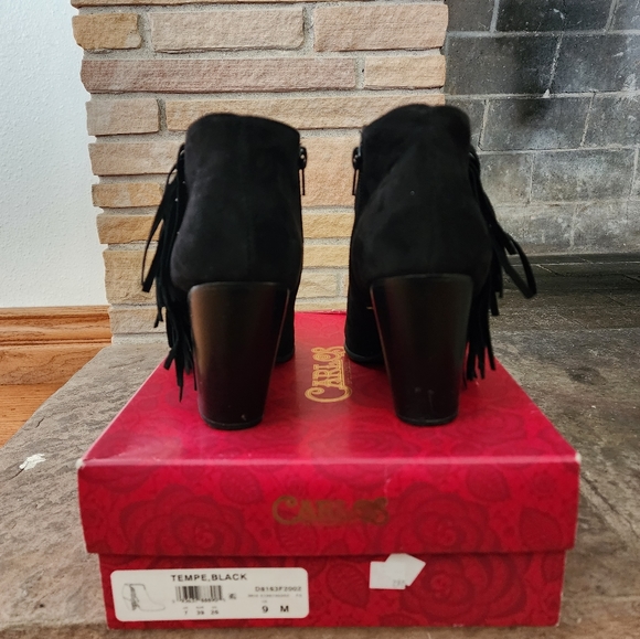 Black Carlos Santana Booties - Picture 5 of 6